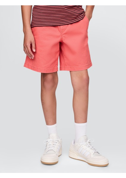 Erkek Çocuk Kırmızı Relaxed Easy Şort fırsatları