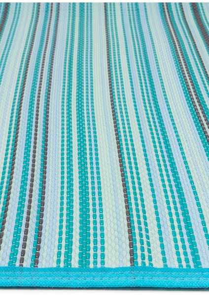 Melaris Plaj Karavan Halısı Hasır Kilim Katlanabilir Halı Balkon Teras Bahçe Kamp Halısı