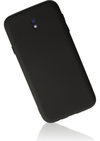 Samsung Galaxy J7 Pro / J730 Kılıf First Silikon - Siyah Glstd