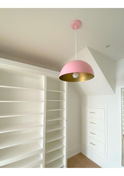 Mylights M9ODERN Spor Pembe Yatak Odası Genc Odası Cocuk Odası Sarkıt Avize 40 cm