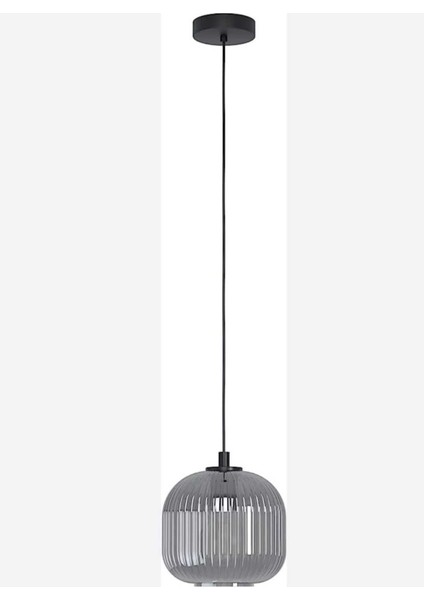 Mylights Rustik Füme Avize 20 cm Spor Tekli Avize Cafe Salon Koridor Yatak Odası