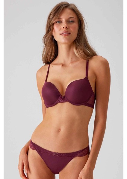 Marsilyan- 4722 Pierre Cardin Lyon Double Push Up Sütyen Takımı