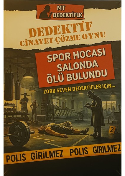 Dedektiflik, Cinayet Çözme Oyunu / Spor Hocası Salonda Ölü Bulundu fırsatları