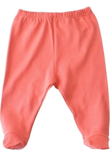Bibaby Biorganic Wild Flowers Patikli Pantolon 57773 Coral
