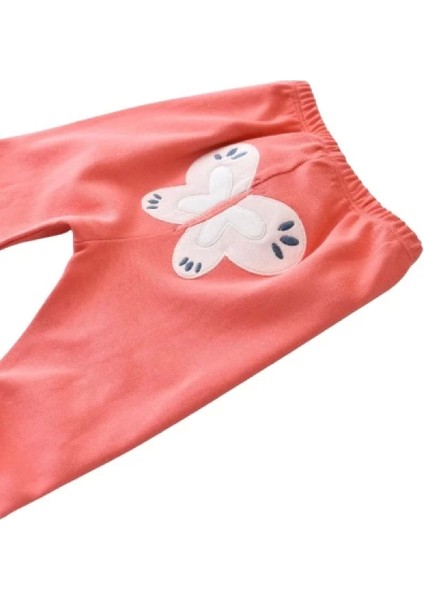 Bibaby Biorganic Wild Flowers Patikli Pantolon 57773 Coral fırsatları