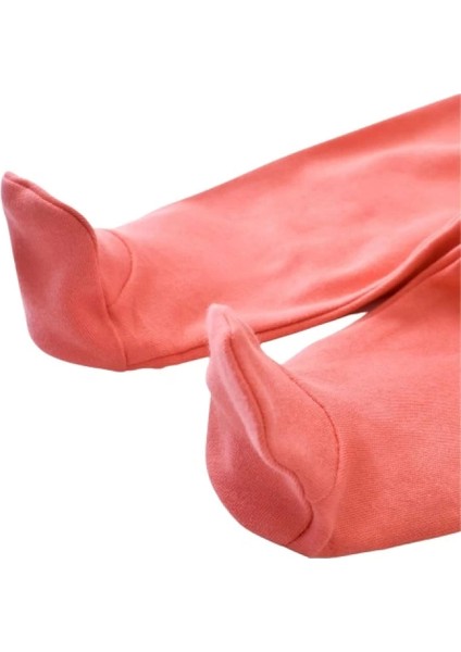 Bibaby Biorganic Wild Flowers Patikli Pantolon 57773 Coral indirimleri