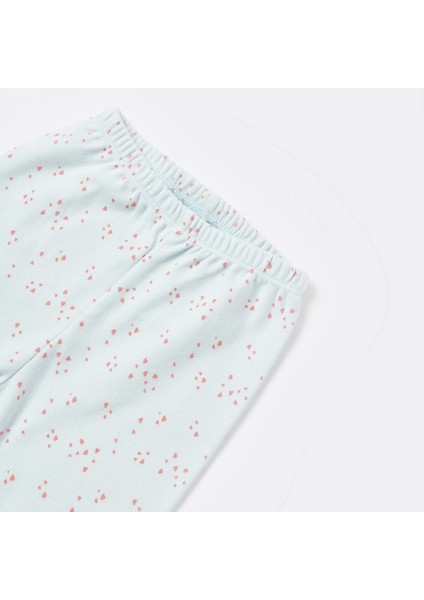 Bibaby Biorganic Pretty Ears Bunny Patikli Pantolon 57814 Mint modelleri