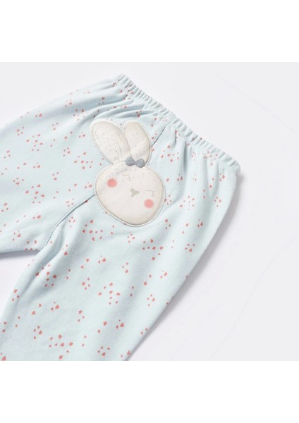 Bibaby Biorganic Pretty Ears Bunny Patikli Pantolon 57814 Mint indirimleri