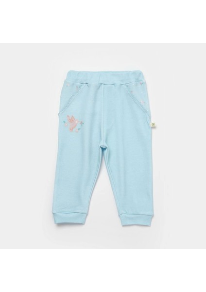 Bibaby Biorganic Always Happy Patiksiz Pantolon 57915 Gül Kurusu Mint