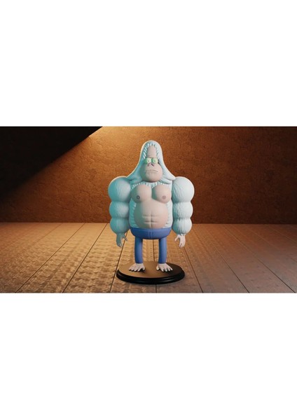 Sürekli Dizi Skips Figür 23CM Dev Boy - Regular Show Skips Figure 23CM