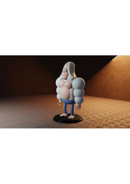 Sürekli Dizi Skips Figür 23CM Dev Boy - Regular Show Skips Figure 23CM