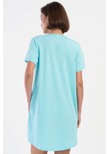 Pamuklu Kadın Büyük Beden Kısa Kol Gecelik , 405350 fırsatları