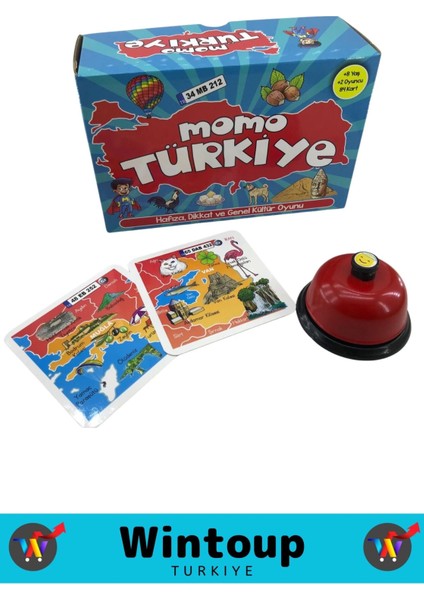 Premium Görsel Algı Koordinasyon Dikkat Hafıza Genel Kültür Geliştirici Eğlenceli Momo Türkiye Oyunu fırsatları
