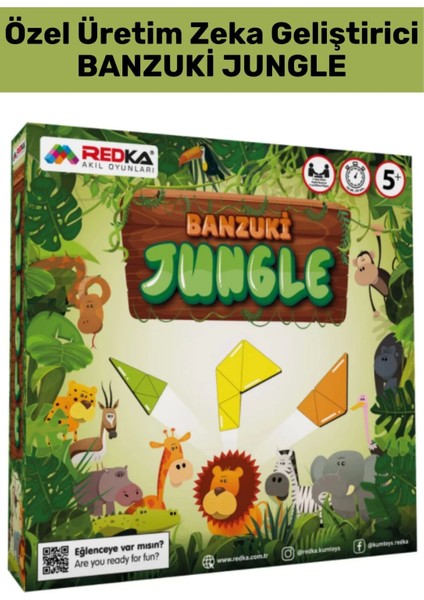 Premium Dikkat Hafıza Mantıksal Düşünme Problem Çözme Becerisi Geliştirici Eğlenceli Banzuki Jungle