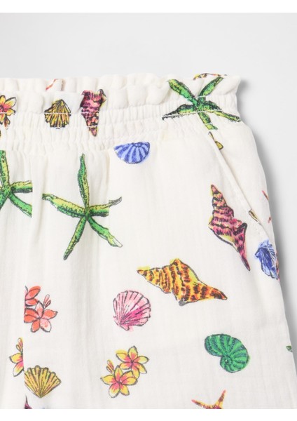 Kız Bebek Çok Renkli Gauze Pull-On Şort fiyatları