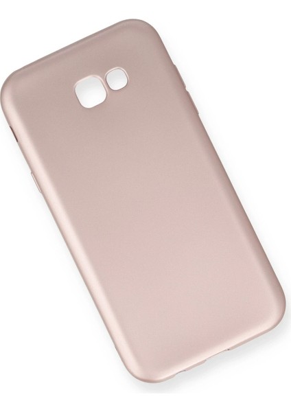 Samsung Galaxy A7 2017 / A720 Kılıf First Silikon - Rose Gold Gnzrz
