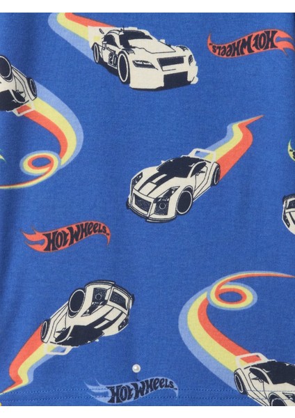 Bebek Mavi %100 Organik Pamuk Hot Wheels™ Pijama Takımı fiyatları