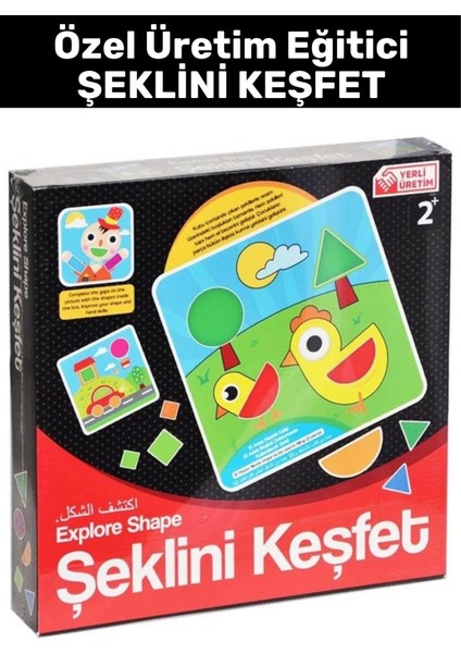 Özel Seri El Becerisi Geliştirici Renkleri Tanıma Parça Bütün Ilişkisi Geliştirici Şeklini Keşfet