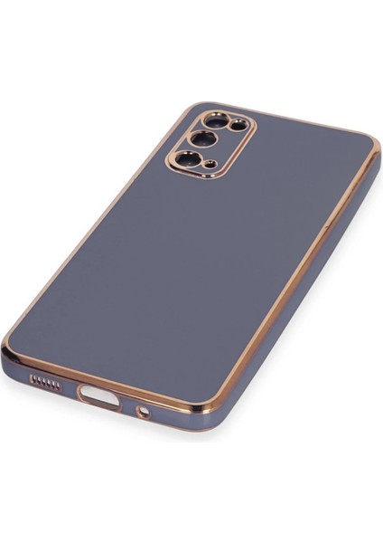 Samsung Galaxy S20 Kılıf Volet Silikon - Mavi Gnzrz