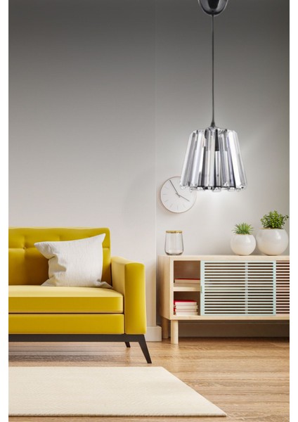 Taşlı Modern Kristal Taşlı Hakiki Camlı Sarkıt Avize - Yatak Odası - Salon - Mutfak - Hol - Ofis