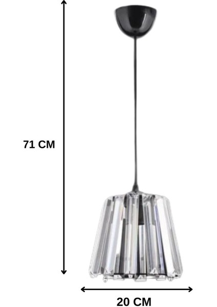 Taşlı Modern Kristal Taşlı Hakiki Camlı Sarkıt Avize - Yatak Odası - Salon - Mutfak - Hol - Ofis modelleri