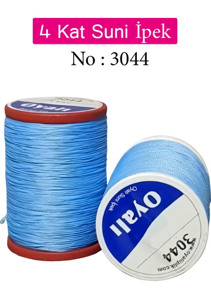 Oyalı 4 Kat Suni Ipek Iplik Iğne Oyası Boncuk Ipi Tığ Oyası NO:3044