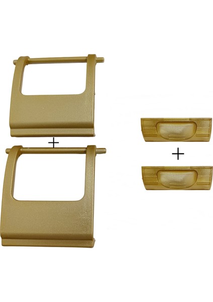 Motek Gold Çamaşır Sepeti Yedek Parça Seti 40LT 80LT Uyumlu 2AD Golt BUTON+2AD Golt Yan Klips