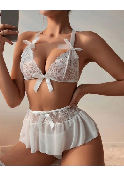 Beyaz Dantelli Fiyonklu , Babydol BC9239 fiyatları