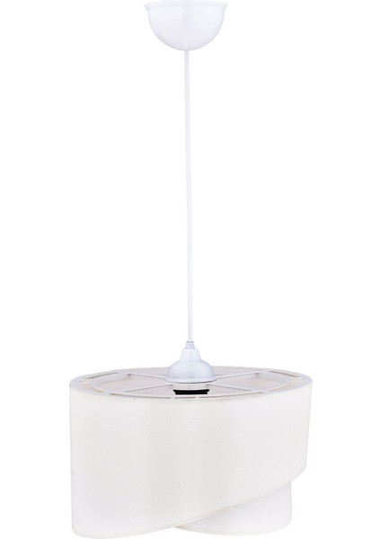 Elips 2 Katlı Kumaş Pasta Avize Çocuk Odası Yatak Odası Salon Mutfak Hol fiyatları