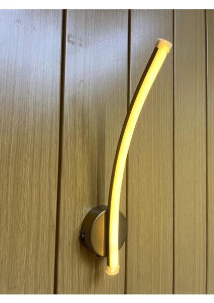 Hancer Şarjlı Duvar Aplik Gold Kasa Günışığı 3000K