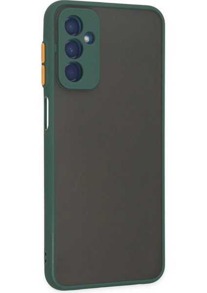 Samsung Galaxy M13 Kılıf Montreal Silikon Kapak - Yeşil Gnzrz