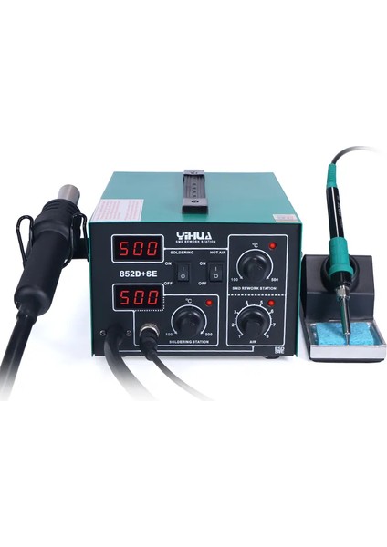 852D+SE Pump Sıcak Hava Üflemeli Pompalı Havya Istasyonu