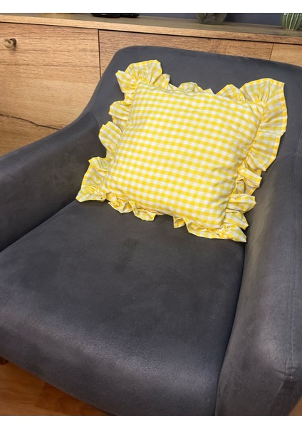 Vintage Pötikare Kırlent Kılıfı Tekli