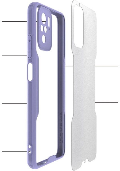 Xiaomi Redmi Note 10 Kılıf Platin Silikon - Yeşil Gnzrz