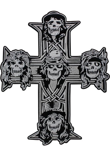 Gotik Iskelet Guns N Roses Patch/yama