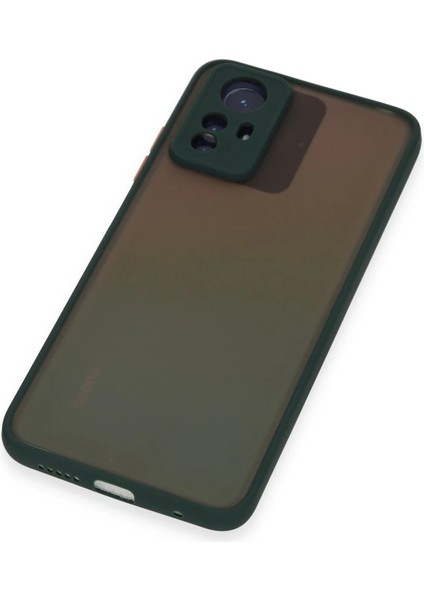 Xiaomi Redmi Note 12S Kılıf Montreal Silikon Kapak - Yeşil Gnzrz