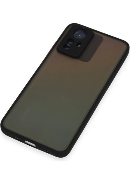 Xiaomi Redmi Note 12S Kılıf Montreal Silikon Kapak - Siyah Gnzrz