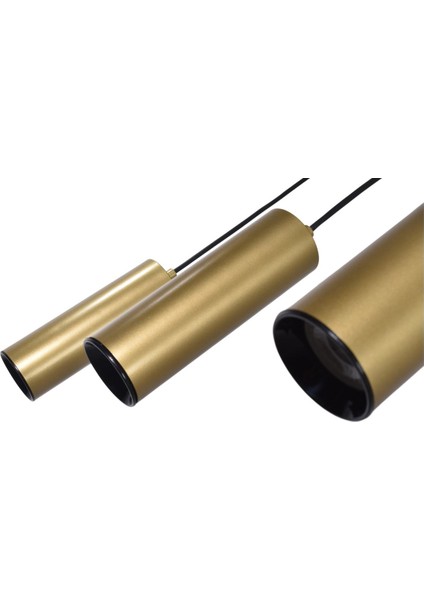 Spotline Modern Salon - Yatak Odası - Mutfak - Gün Işığı - Eskitme Renk 3 Lü Spot Sıralı Avize modelleri