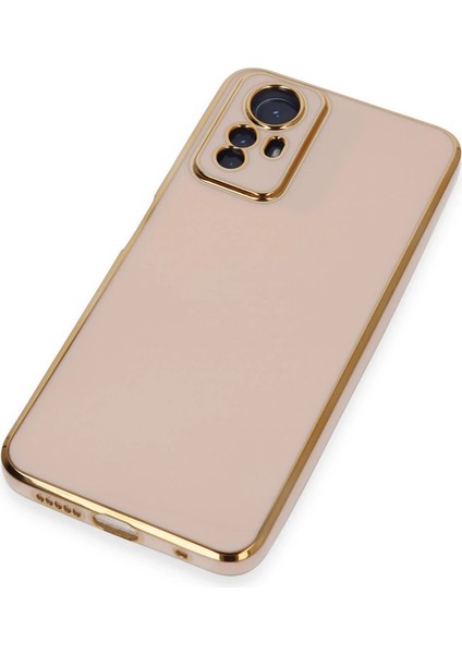 Xiaomi Redmi Note 12S Kılıf Volet Silikon - Pembe Gnzrz
