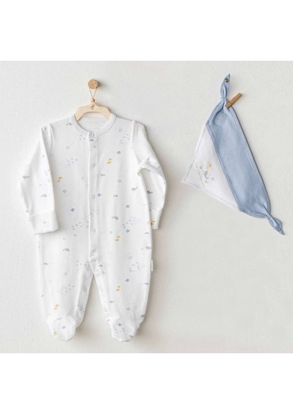 Andywawa AC25607 Ocean Is My Happy Place Bebek Tulum Takım White