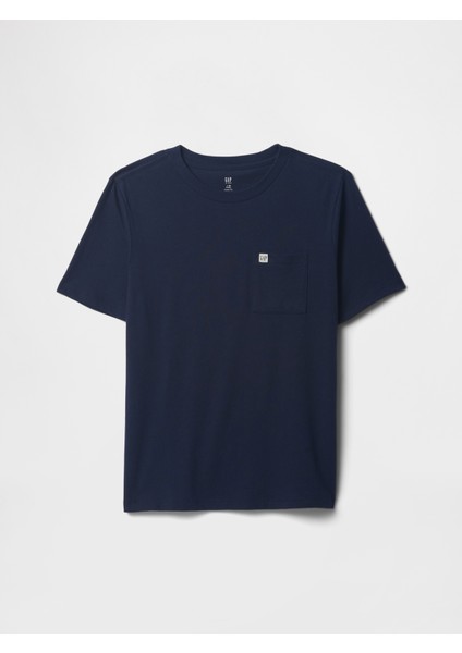 Erkek Çocuk Lacivert Gap Logo Cepli T-Shirt fırsatları