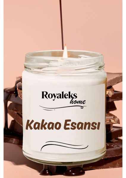 4 Adet Doğal Özel Seri Kokulu Dekoratif Kavanoz Mum 4 x 210 cc - Royal Set - Ryl