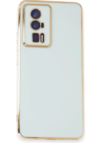 Xiaomi Poco F5 Pro Kılıf Volet Silikon - Açık Yeşil Gnzrz