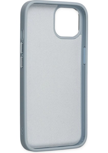 Apple iPhone 14 Plus Kılıf Asya Deri Silikon - Sierra Blue Gnzrz
