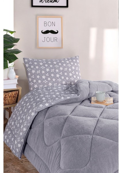 Comfort Set Wellsoft Yorganlı 2 Parça Tek Kişilik Orion A.gri fiyatları