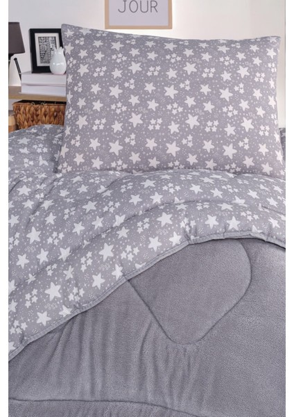 Comfort Set Wellsoft Yorganlı 2 Parça Tek Kişilik Orion A.gri modelleri