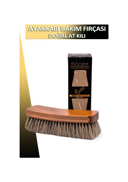 At Kılı Cilalı Ahşap FIRÇA17 cm