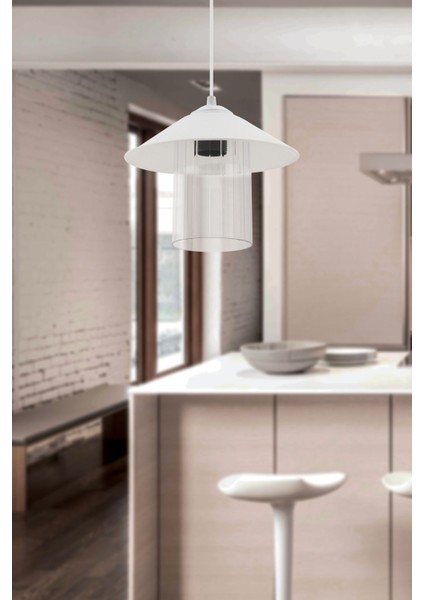 Petasum Modern Tekli Salon, Mutfak, Banyo, Yatak Odası, Çocuk Odası Sarkıt Avize