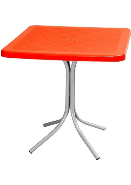 MT-CF870 Prima Fonte Plastik Kare Bahçe Balkon Masa 70 x 70 cm