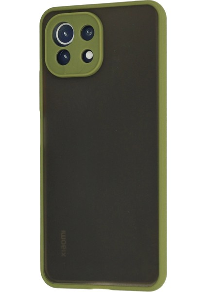 Xiaomi Mi 11 Lite Kılıf Montreal Silikon Kapak - Açık Yeşil Gnzrz